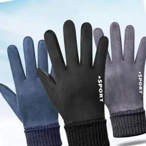 스웨이드장갑 여성 남자 스웨이드스포츠방한장갑 스포츠장갑 겨울 자전거