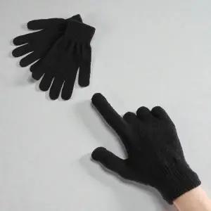 ( )심플한 남녀공용 보온 겨울 니트장갑(블랙) 방한 겨울장갑