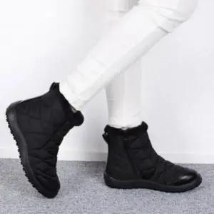 겨울 퍼 패딩 여성 앵클 부츠 러브 따뜻한 방한화