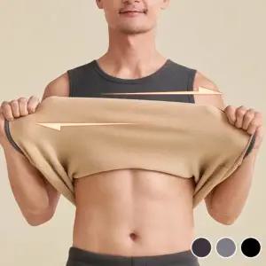 겨울철 따뜻한 도톰 기모 상의보온 방한 남성 슬림핏 런닝