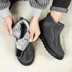 남성 겨울 외출 방한화 내부 전체 기모 안감 패딩 스타일 방한 부츠