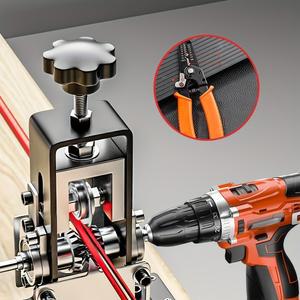 수동 와이어 스트리핑 기계 0.06-0.98 인치  핸드 크랭크 휴대용 도구