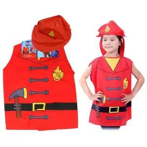 [하프클럽/]할로윈 소방관 코스튬 키움 롤플레이