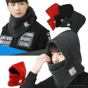 후드넥워머 방한마스크 모자 털모자 목도리 융털양말