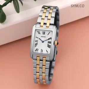 SWR087P1 에센셜 쿼츠 컨셉츄얼 골드콤비 클래식 여자 메탈 시계 d