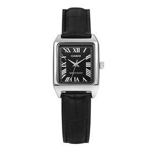 여성 Analog Square 가죽 손목 시계(LTP V007L 1BUDF 1)