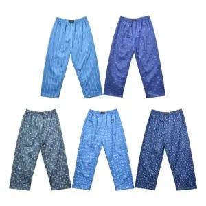 남자 순면 파자마 긴바지 9부 봄 가을 잠옷바지 국산