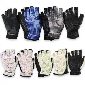 고급 나염 반장갑 봄 여름 가을 등산 남성 여성 스포츠 낚시장갑 운전 바이크 쿨 자전거 등산장갑