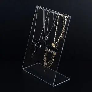 [하프클럽/]특대형 2단 아크릴 목걸이 진열대 디피용진열