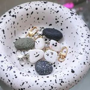 [하프클럽/]애완돌 반려돌 펫스톤 돌 키링/신박한 작은 애완석 템