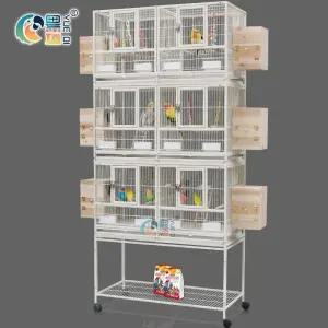 대형 새장 사육 날림장 아크릴 앵무새장 바퀴