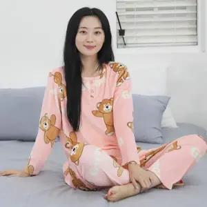 울트라 잠옷세트 원피스 여성 겨울 잠옷세트 파자마