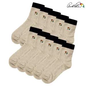 아놀드파마 여자 중목양말 신축성좋은 갑종 골지양말 살색 베이지색 10족 국산