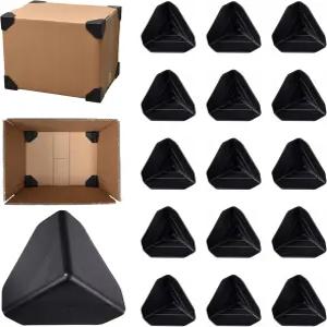 200개 배송 상자 모서리 보호대 플라스틱 헤비 듀티 포장 가장자리 및 패널 포장용 보강 2 x2