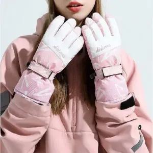 NEW 스마트폰터치 스키장갑 미끄럼방지 손목밴딩 방수 방풍 겨울 방한장갑_24026884