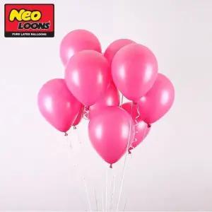 고품질 푸추샤색 라운드풍선 푸추샤풍선 일반형 13cm네오텍스로풍선 (WFKDAZC)