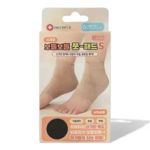 블랙 1개 닥터체크 S사이즈 블랙풋패드 풋패드 S사이즈풋패드 (WFKC56O)