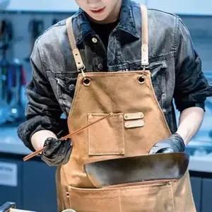 캔버스 네일샵 공방 카페 미용실 주방 앞치마 WFIQ37X