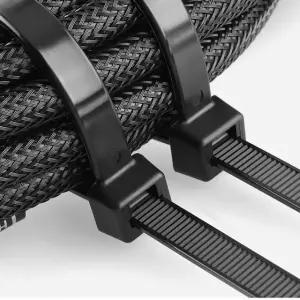 고품질 홀덱스 케이블타이 200개 4.8 x 400mm 블랙 전선정리 (WFKDZDF)