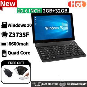 블랙 프라이데이 세일 10.6인치 윈도우 10 태블릿 PC RAM 2GB ROM 32GB C24 듀얼 카메라 1280*800 IPS WIFI 쿼드 코어