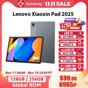 레노버 샤오신 패드 2025 11인치 태블릿 128GB 256GB 롬 미디어텍 디멘션 6300 2.5K ULTRA HD 돌비 애트모스 7040MAH 배터리