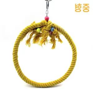 앵무새 스탠드 링 중형 그네 밧줄 장난감 로프 새장용품