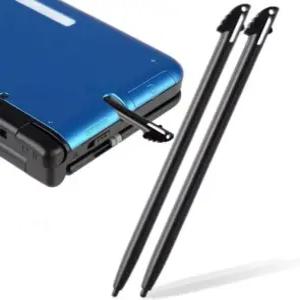 톨시 팩 블랙 스타일러스 LCD 터치스크린 펜 품질 내구성이 뛰어난 닌텐도 3DS XL용 새 교체 부품 2개 / LL