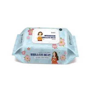 물티슈 오랫동안 촉촉한 휴대용 캡형100매X10개