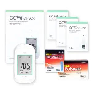 GC녹십자MS GC Fit 지씨핏 혈당계 +시험지150매+침110개+솜100매 혈당측정기