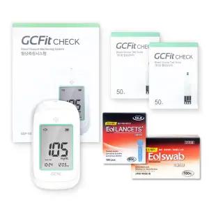 GC녹십자MS GC Fit 지씨핏 혈당계 +시험지100매+침110개+솜100매 혈당측정기