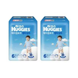 하기스 기저귀 2024 매직컴포트 썸머 6단계 37p X 2팩 BNS