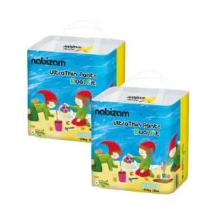 나비잠 기저귀 울트라씬듀얼핏 팬티 주니어형 18pX2팩 BNS