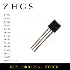 10PCS 2N7000 TO92 2N3819 2N4125 2N5060 2N5457 2N5771 2N6027 2N6517