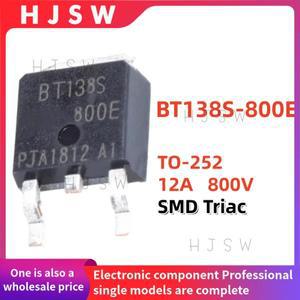 20/50/100PCS 100% 새 제품 및보증 BT138S-800E 800E TO-252 12A SMD 트라이악