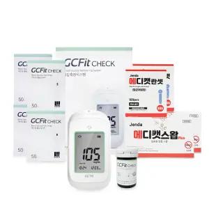 녹십자 혈당측정기 세트+ 시험지200 + 침210 + 솜200 당 당뇨 혈당 체크 기계