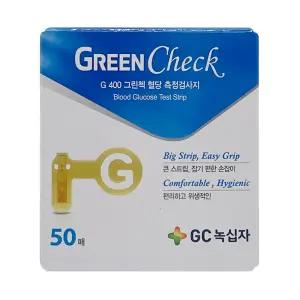GC녹십자 그린첵 혈당 측정검사지 50매 당뇨검사 스트립 혈당측정기