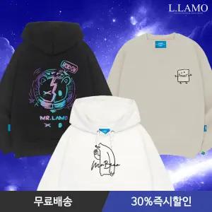 [30%즉시할인] 엘라모 겨울 신상 기모 맨투맨 후드티 트레이닝 팬츠 외 82종 남녀공용 오버핏 빅사이즈 S~4XL 긴팔티/라운드/무지티