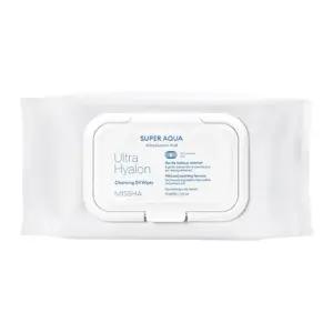 [미샤] 수퍼 아쿠아 울트라 히알론 클렌징 오일 티슈 대용량 70매/362ml