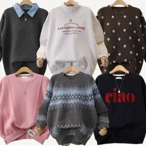 [30%]모노시크 시즌오프! 기모맨투맨/후드/티셔츠/니트/남방/블라우스/팬츠/세트/집업/패딩/골덴/밍크/양털/뽀글이