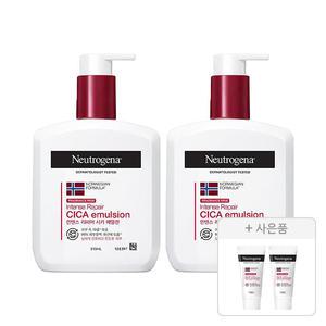 뉴트로지나 인텐스 리페어 시카 에멀젼 310ml, 2개 + 증정(인텐스 리페어 시카 에멀젼 15ml, 2개)