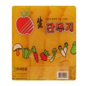 세천팜 슬라이스 반달 단무지 2.8kg x 1개입