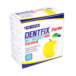 덴트픽스 틀니세정제 치아교정기세정제 32정/틀이세정