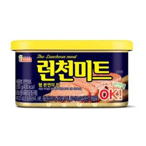 롯데 런천미트 200g x10캔/ 통조림 캔 부대찌개햄