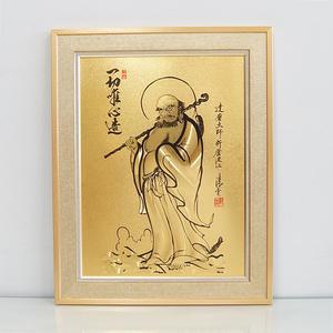 뉴골드 달마도액자 전신도 특대 황금달마도그림 집들이 개업선물 풍수지리 액운