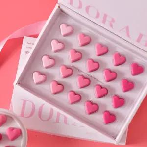 발렌타인데이 수제 초콜릿 선물 세트 멜로우 하트 20구_5종