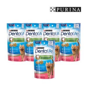 [반려묘용] 덴탈라이프 간식,껌 연어 51g 5개