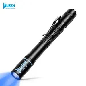 우벤 E19 UV라이트 손전등 365nm 상품검수 레진경화 유펄라이트 보석 채취 UV 자외선 랜턴 후레쉬