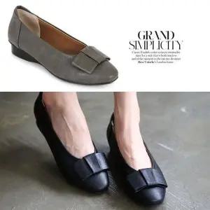 [타미나]4cm 리본 포인트 플랫슈즈 AM6204 (S2955632)