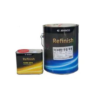 제비스코 아크레탄 무광 투명 4L