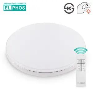 엘포스 LED 원형 방등 60W 디밍 색변환 리모컨 방조명